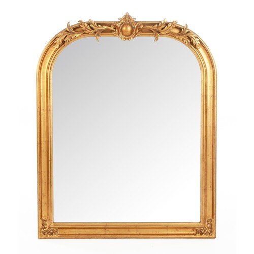  A GILTWOOD OVER-MANTEL MIRROR