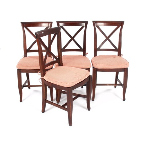 472 - A SET OF EIGHT REGENCY-STYLE MAHOGANY DINING CHAIRS