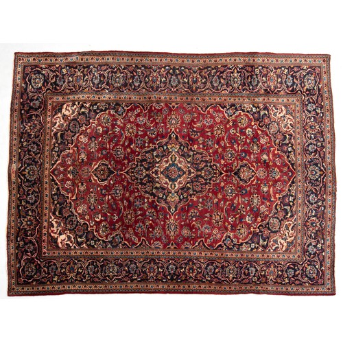 221 - A KASHAN RUG 305 by 199cm