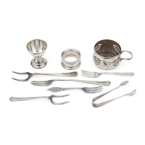 807 - MISCELLANEOUS COLLECTION OF SILVER-PLATED ITEMS