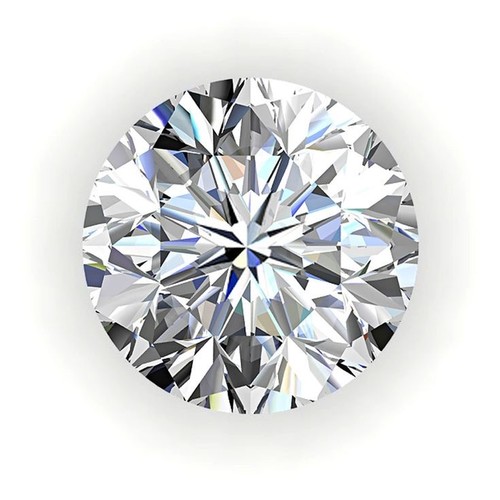 909 - AN UNSET NATURAL DIAMOND 0,59 CARATS