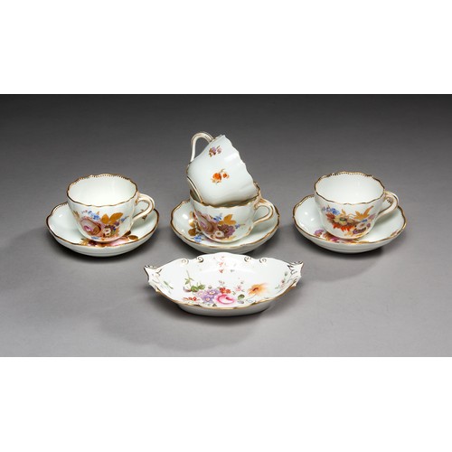 362 - THREE MEISSEN DEMITASSE CUPS