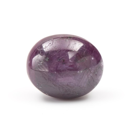 916 - A LARGE GEMSTONE POSSIBLY AMETHYST