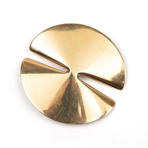 997 - A GOLD BROOCH, GEORG JENSEN, DENMARK