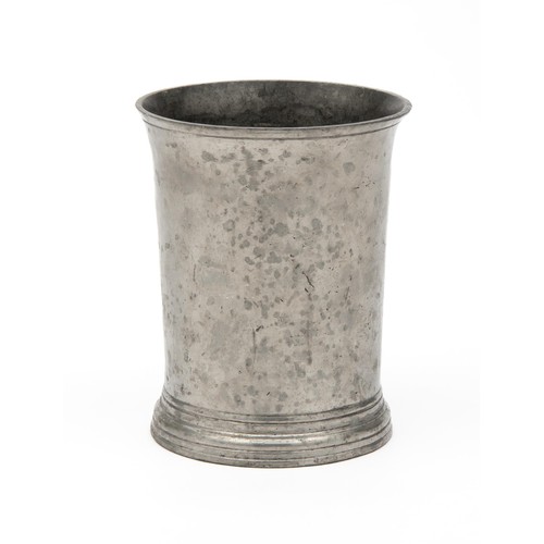 162 - A PEWTER VASE, COMPTON AND CO, C&M, 1832