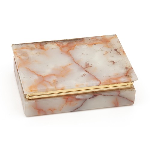 177 - A MARBLE BOX