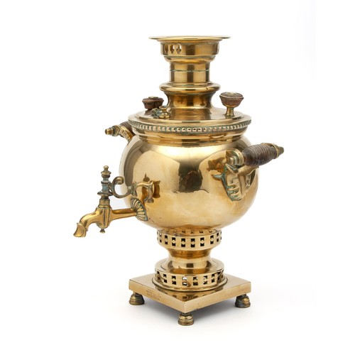 95 - A BRASS SAMOVAR