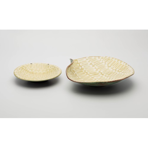 346 - TWO KALAHARI STUDIO GLAZED BOWLS