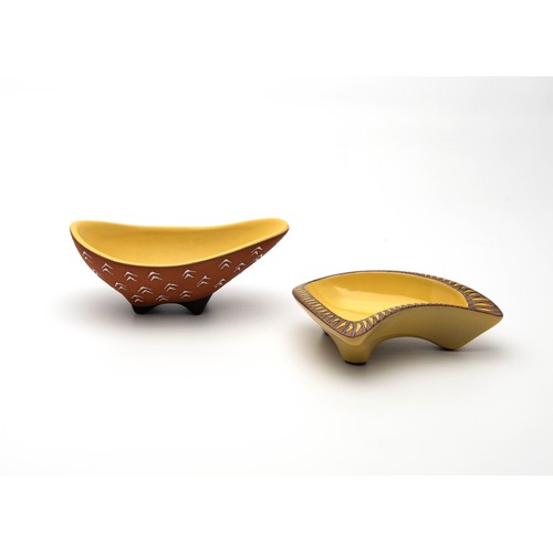 347 - TWO KALAHARI STUDIO BOWLS