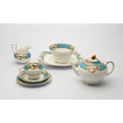 267 - A TUSCAN CHINA TEA SET