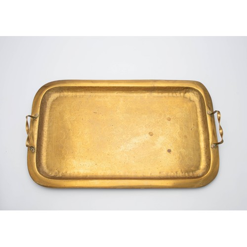 92 - A BRASS TRAY