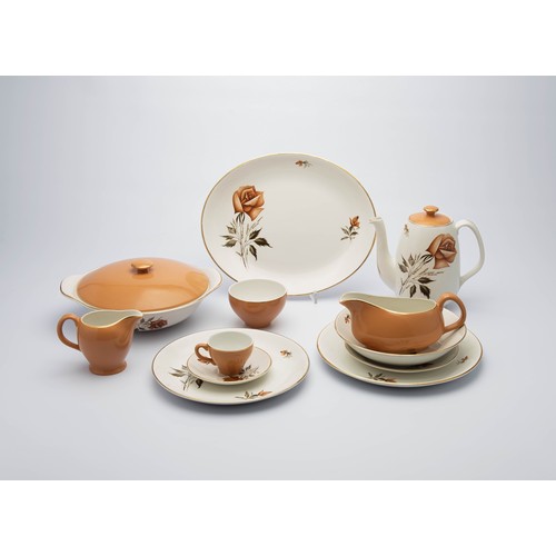 264 - A SWINNERTONS 'NESTOR VELLUM' PATTERN DINNER AND COFFEE SET