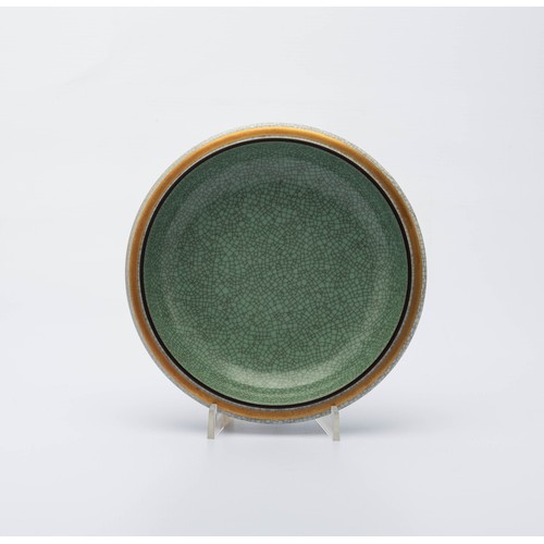 348 - ROYAL COPENHAGEN CRACKLE GLAZED BOWL, THORKILD OLSEN, DENMARK, 1958