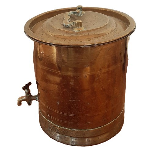 80 - A BRASS URN