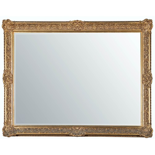 560 - A GILT MIRROR