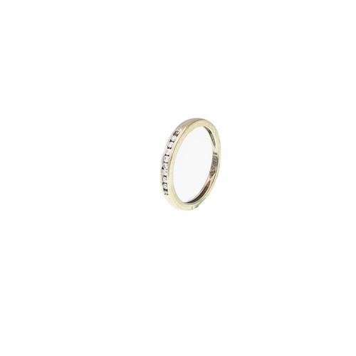 11007 - A NATURAL DIAMOND HALF ETERNITY RING