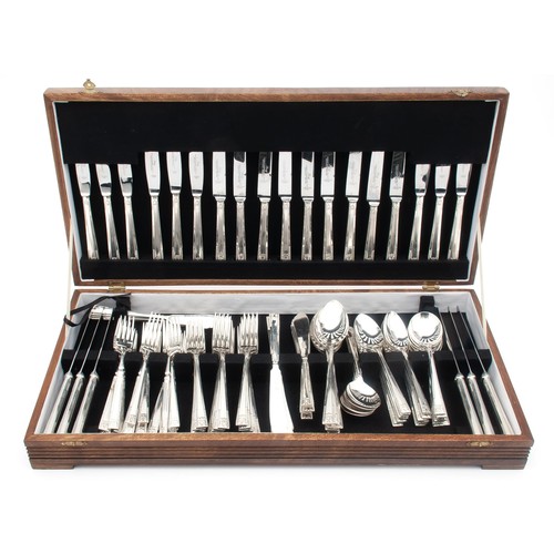 834 - A CASED SET OF ELECTROPLATE CUTLERY