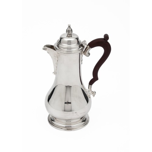 715 - AN ELIZABETH II SILVER COFFEE POT, COOPER BROTHERS AND SONS LTD, SHEFFIELD, 1982