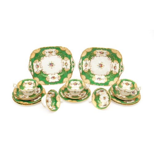 637 - A VICTORIAN MINTON GREEN 