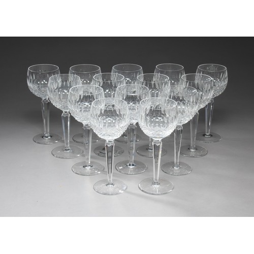 479 - FOURTEEN WATERFORD HOCK GLASSES