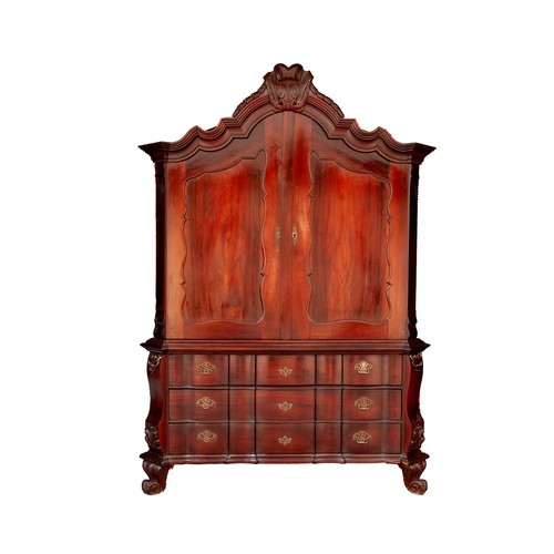 352 - A CAPE STINKWOOD ARMOIRE