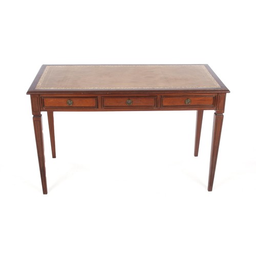 1071 - A MAHOGANY WRITING TABLE