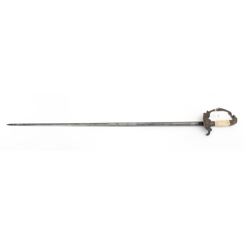 117 - A 19TH CENTURY SMALL SWORD