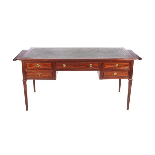 1075 - A MAHOGANY WRITING DESK