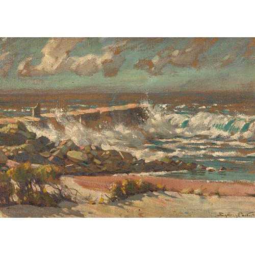 310 - Sydney Carter (South African 1874 - 1945) WAVES CRASHING