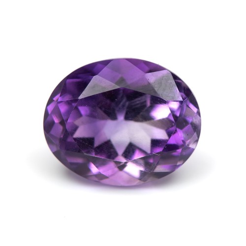 878 - AN UNSET AMETHYST, 5.65 CARATS