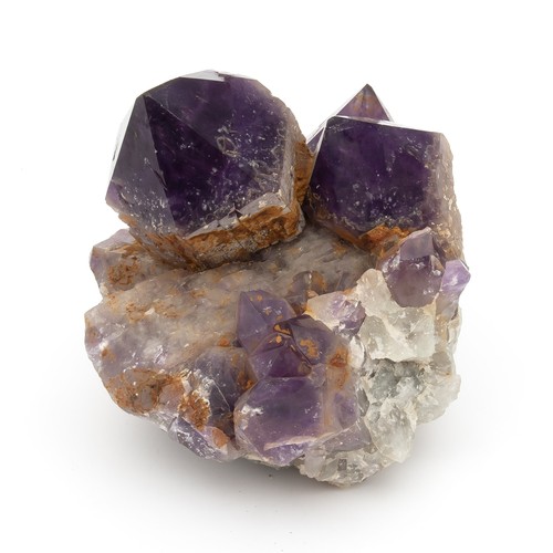 880 - A DEEP PURPLE NATURAL AMETHYST QUARTZ