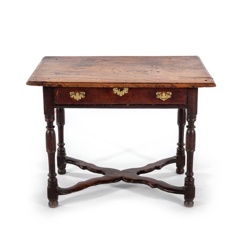 353 - A CAPE TEAK TABLE, 18TH CENTURY AND LATER