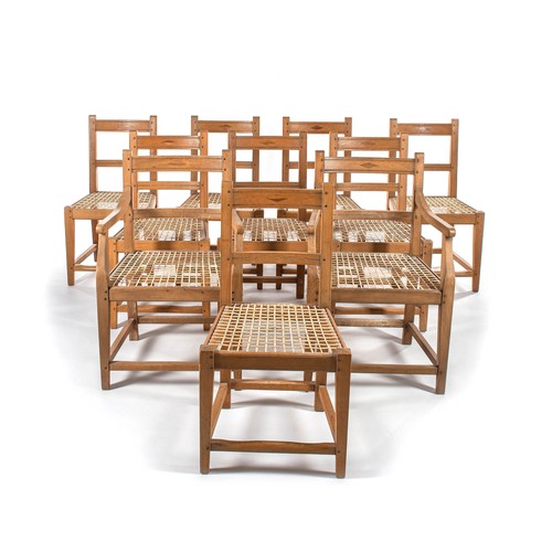 369 - A SET OF TEN SANDVELD CHAIRS, MANUFACTURED BY PIERRE CRONJE