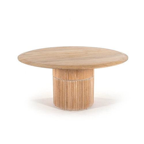 365 - AN ASH DINING TABLE, DESIGNED AND MANUFACTURED BY OKHA, CAPE TOWN