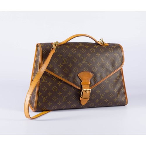 198 - A LOUIS VUITTON MONOGRAM BEVERLY SATCHEL