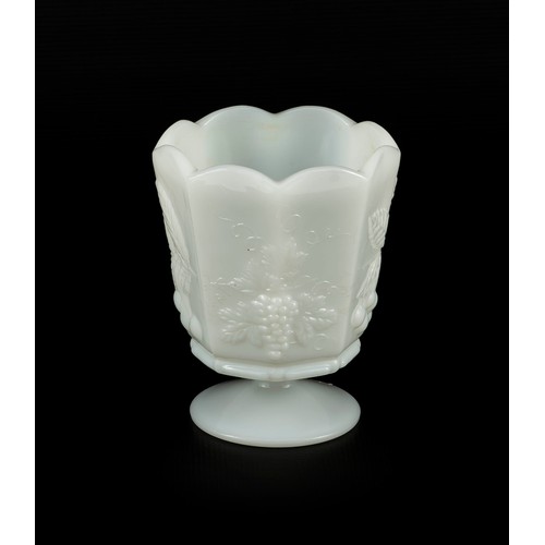 507 - A MILK GLASS VASE