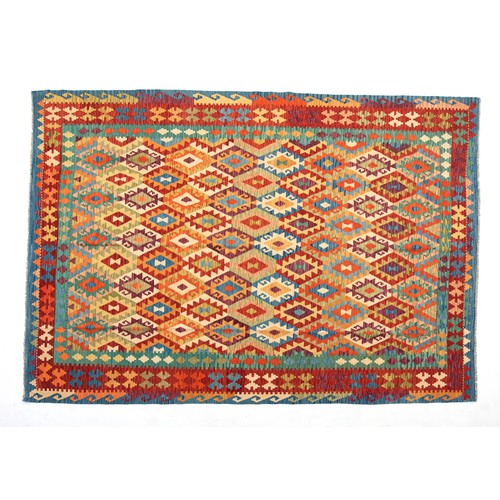 225 - A CHOBI KILIM 342 by 262cm