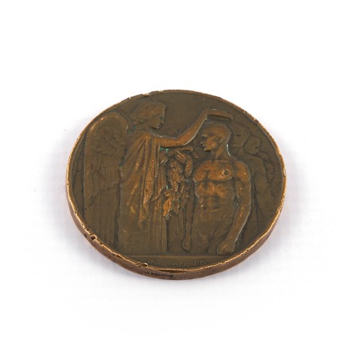 67 - A 1924 PARIS OLYMPIC GAMES BRONZE MEDAL