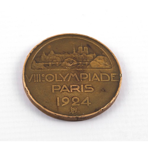 67 - A 1924 PARIS OLYMPIC GAMES BRONZE MEDAL