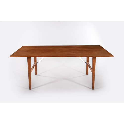 356 - A TEAK 'HUNTING' TABLE, DESIGNED BY BØRGE MOGENSON FOR SØBORG, 1950S