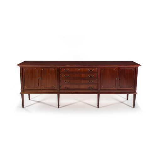 1003 - A GEORGE III STYLE MAHOGANY SIDEBOARD