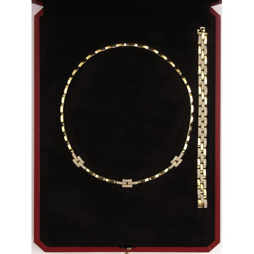 111234 - CARTIER AMERICAINE WATCH & JEWELLERY SET