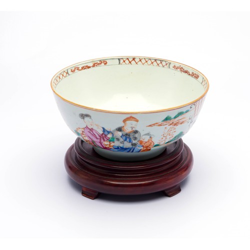 1150 - A CHINESE FAMILLE ROSE BOWL