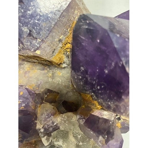 880 - A DEEP PURPLE NATURAL AMETHYST QUARTZ