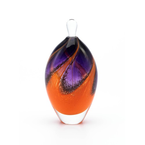 500 - AN ART GLASS SCENT BOTTLE