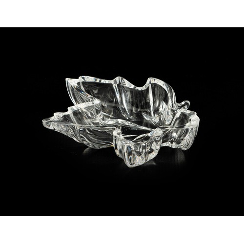 452 - A CRYSTAL GLASS CANDY DISH, MARQUIS BY WATERFORD