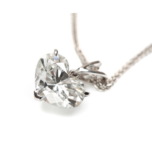 70 - A GIA CERTIFIED NATURAL DIAMOND PENDANT, 2.70 CARATS