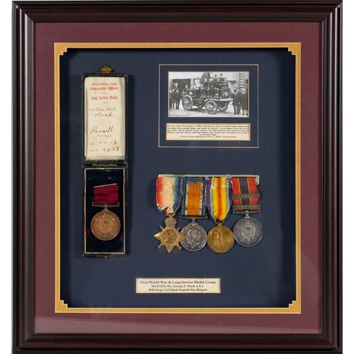 78 - A CASED SET OF MILITARY MEDALS