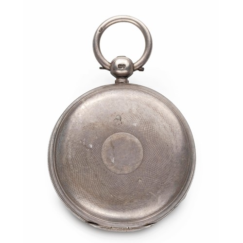 14 - A SILVER HUNTER CASED POCKET WATCH, H .C GALPIN, GRAHAMSTOWN