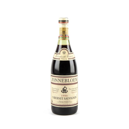 1154 - 1986 Zonnebloem Shiraz1 x Bottle 750ml